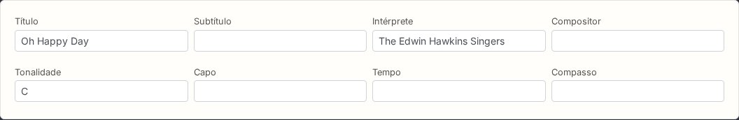 Campos meta do WYSIWYG